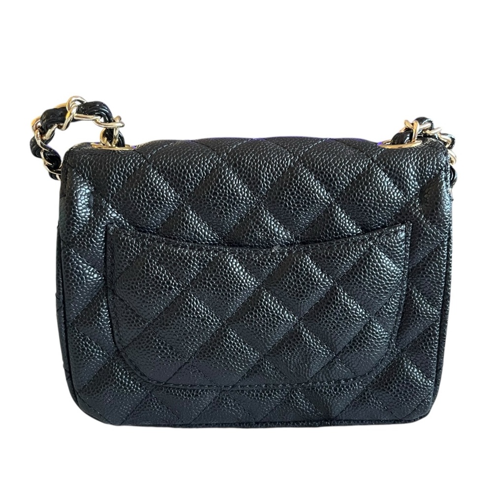 CHANEL Black Quilted Crossbody Bag small - Picture 6 of 12
